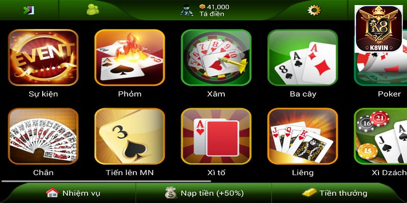 Giới thiệu về game bài k8vin